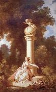 Jean-Honore Fragonard Reverie France oil painting artist